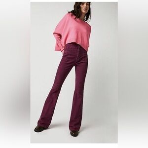 We The Free Jayde high rise flare courdoroy